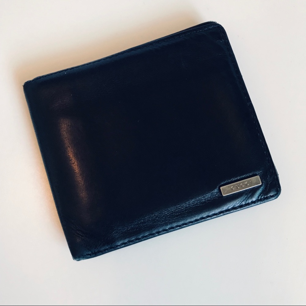 Gucci wallet bifold leather wallet